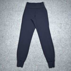 Lululemon Back In Action Jogger 29" Womens Size 2 Midnight Navy Align Leggings